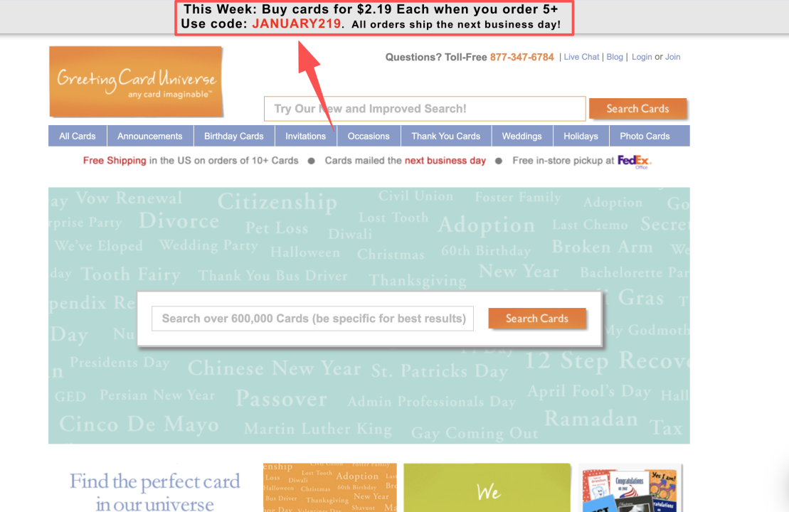 Google search for promo codes