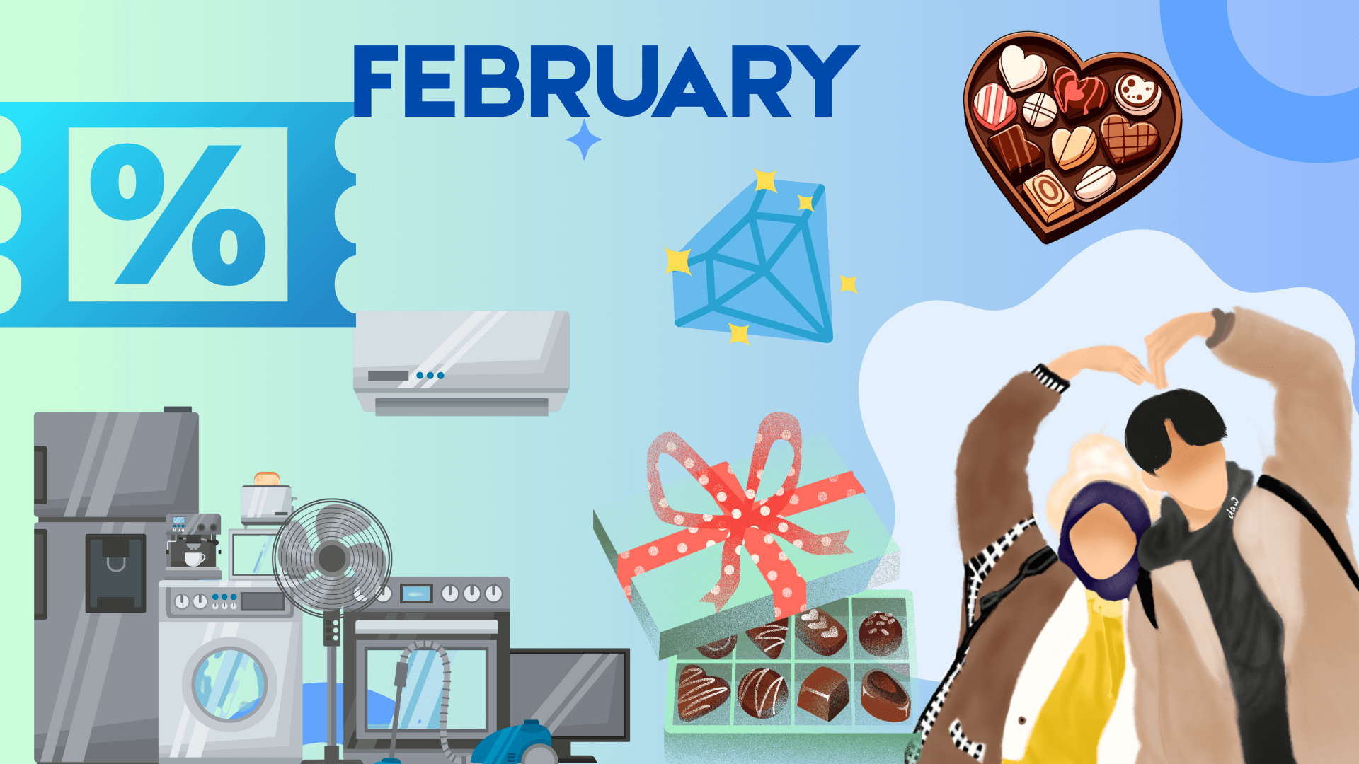 February Shopping Sales