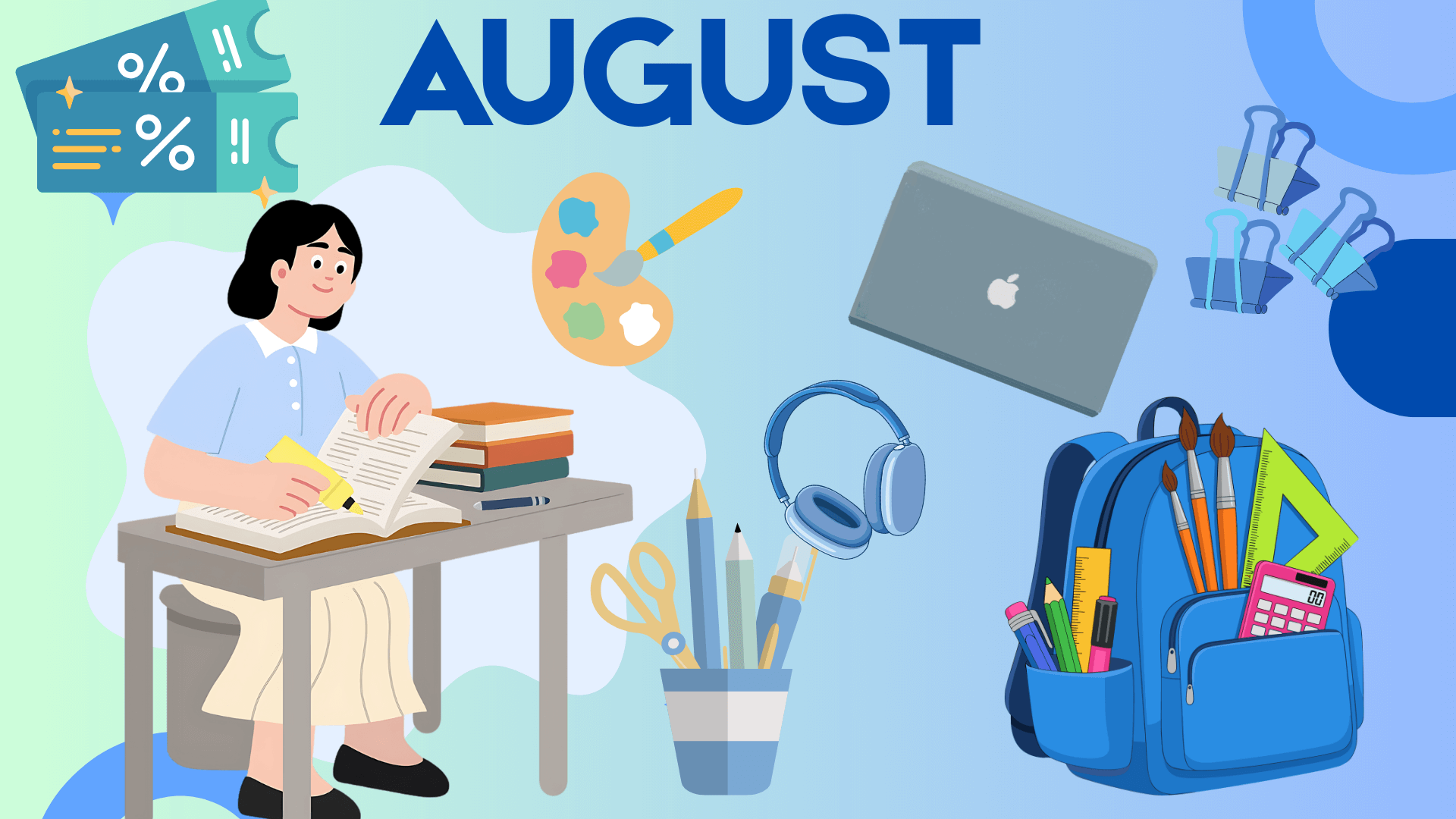August Shopping Sales